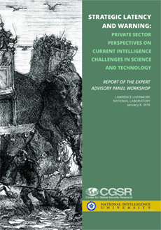 Private Sector Perspectives on Current Intelligence Challenges in Science and Technology Cover