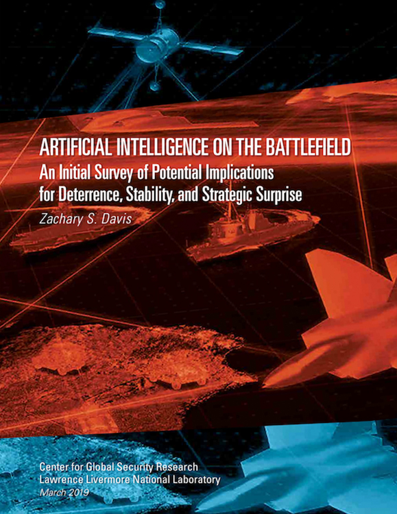 Artificial Intelligence on the Battlefield, cover