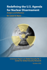 Redefining the U.S. Agenda for Nuclear Disarmament Cover